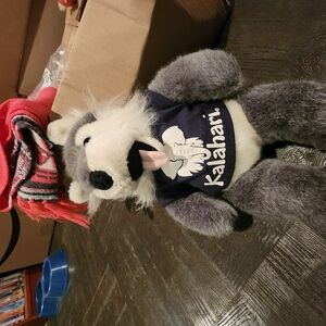 Gray and White Dog Toy